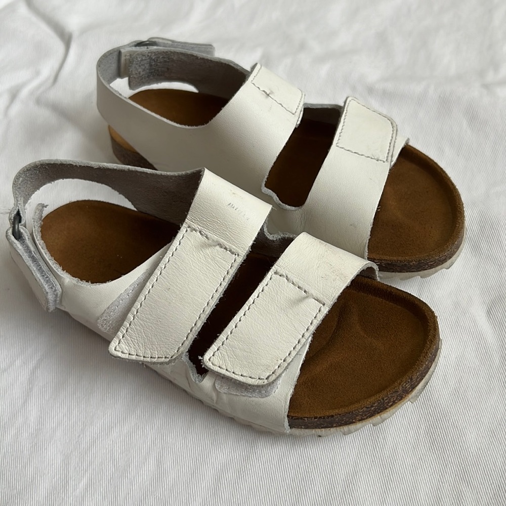 Zara toddler sandal, white, US 8.5C